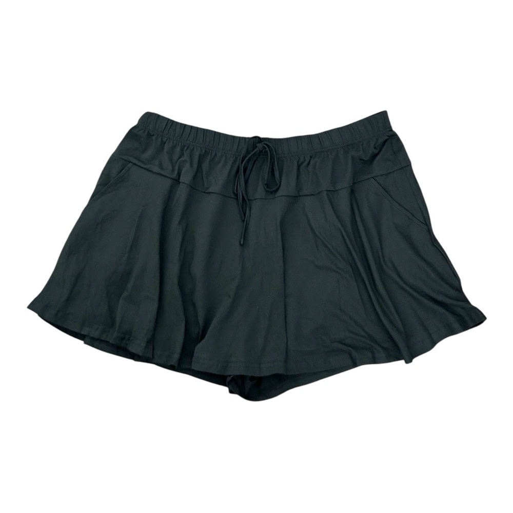 SHEIN Curve Black Stretch Comfy Skort